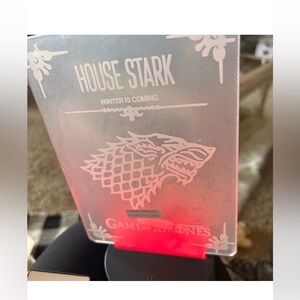 $10 2/$15 GAME OF THRONES HOUSE Stark Acrylic LED 7 Night Light Lamp NIB Hg104